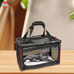 Bolsa de Transporte Plegable y Ajustable para Gatos, Mochila Transpirable de Malla para Mascotas, Plegable, con Cremallera, Portátil, Lavable - Product Image 5