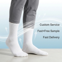 Chaussettes de basket-ball en coton jacquard personnalisées pour hommes, respirantes, antidérapantes, écologiques, séchage rapide, chaussettes de sport d'été