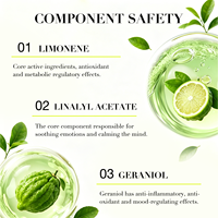 Huile Essentielle de Bergamote Marque Blanche 100% Pure Naturelle Limonène Acétate de Linalyl Aromathérapie Soins de la Peau OEM