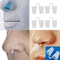 Dilatateurs nasaux pour dormir et respirer, lot de 8 pinces-nez ronflantes pour soulager le ronflement, 2 styles 4 tailles d'évents anti-ronflement