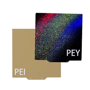 HONGYAN PEI texturizado + Placa de construcción de <span class=keywords><strong>PET</strong></span> de fibra de carbono suave 220x240mm cama de impresión magnética de acero de resorte para Anycubic <span class=keywords><strong>Mega</strong></span> S - Product Image 6
