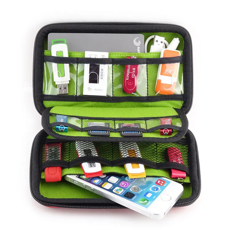 Tech Gadget Bag Multi tasche custodia da viaggio per schede di memoria di gioco elettronico