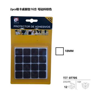 Protecteur adhésif carré Eerp 16, 18 mm, pour pieds de table - Product Image 1