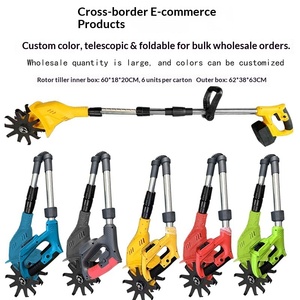 Micro-cultivateur portatif à <span class=keywords><strong>batterie</strong></span> lithium, machine à ameublir la terre, motoculteur agricole, petit cultivateur rotatif électrique domestique - Product Image 3