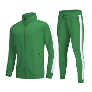 2022 <strong>Customized</strong> Men's Tracksuits Solid Color Long Sleeve Sportswear Men's Jogging Two-piece Outdoor Track <strong>Suit</strong> - Product Image 6