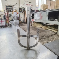 Agitateur à palettes à ancre, homogénéisateur pour le traitement chimique et plastique, matériau SUS304, économie d'énergie