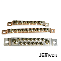 Barre de terre compacte en cuivre haute tension JEMA, barre omnibus de mise à la terre, bande de bornes, protection contre la foudre, applications électriques