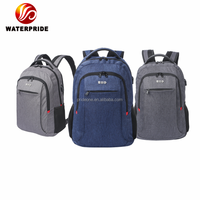 Sac à dos pour ordinateur portable Urban Leisure avec port de charge USB, design unisexe imperméable, compartiment pour ordinateur portable de 14 pouces, matériau polyester