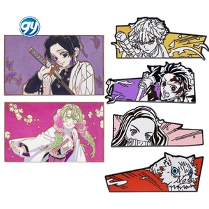 Cool Anime <span class=keywords><strong>Tanjiro</strong></span> esmalte pines broches para ropa escuela mochila Cosplay solapa insignias moda joyería accesorios regalos - Product Image 1
