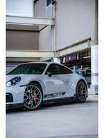 Kit de carrosserie en Fiber de carbone sèche de haute qualité pour Porsche 911 992 Kit de carrosserie de becquet de diffuseur arrière de jupe de lèvre avant de Style Techat