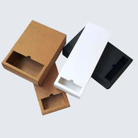 Boîte d'emballage pour chaussettes et sous-vêtements en papier recyclé avec logo personnalisé, boîte cadeau en carton rigide, boîte en papier kraft pliable écologique