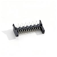 Connecteur IDC carte-à-carte en alliage de cuivre noir 12 broches 3A 250V – Type fiche droite pour assemblage de circuits imprimés, prise en charge OEM/ODM, MOQ
