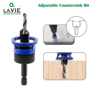 ดอกสว่านเจาะรูแบบหกเหลี่ยม Lavie ขนาด 16-33 มม. พร้อมตัวจำกัดความลึกแบบปรับได้ สำหรับงานไม้ - Product Image 5