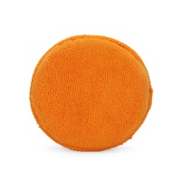 Applicateur de microfibre doux d'usine original rond éponge de polissage de voiture essuie-mains en microfibre bonnet de polissage en microfibre