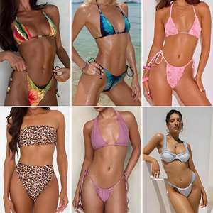 Trajes de Baño Sexys para Mujer al por Mayor, Conjuntos de Bikini para Playa, Liquidación, Envío Aleatorio - Product Image 1