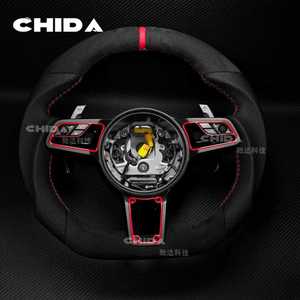 Adatto per la Nuova Porsche 991, Pelle Scamosciata di Alta Qualità, Compatibile con Panamera, Cayenne, 718, 991, Taycan, Macan - Product Image 6