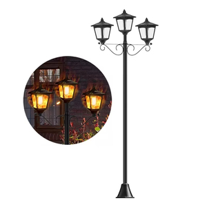 OEM ODM Fábrica Personalizada al aire libre con energía solar Linterna impermeable Villa jardín decoraciones iluminación solar entrada luces - Product Image 1