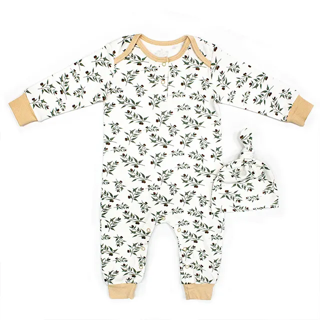 digital print organic cotton baby girl clothes