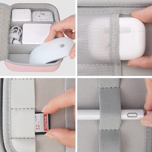 Organizador de Cables Resistente para Viajes, Accesorios Electrónicos Universales para Cargadores, Cables, Adaptador de MacBook, <span class=keywords><strong>Magic</strong></span> <span class=keywords><strong>Mouse</strong></span>, <span class=keywords><strong>Apple</strong></span> Pencil, USB - Product Image 4