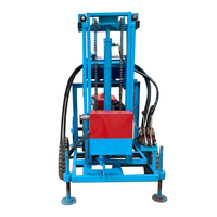 Foreuse hydraulique portable de 150 m pour puits d'eau, alimentée au diesel, pour l'irrigation agricole