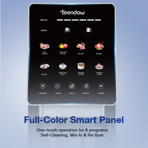 Teendow KF-2501 8 Functions Smart Touch Screen Home Gelato Slushie <strong>Maker</strong> Ice <strong>Cream</strong> Digital Slushie Frozen Drink <strong>Maker</strong> - Product Image 3