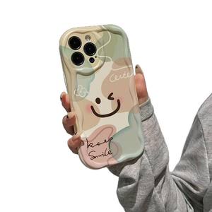 À la mode Pour Smiley Visage Anti-chute TPU Téléphone Cas Pour Apple 16 Pro Max Pour <span class=keywords><strong>Iphone</strong></span> 15 Plus 14 12 Filles 11 Pro XR-Créatif - Product Image 5