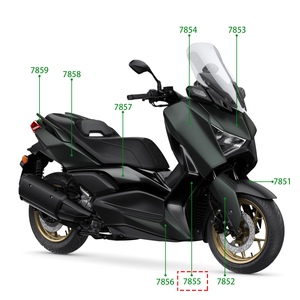 XXUN Carenados medios de marco lateral delantero de motocicleta para YAMAHA <span class=keywords><strong>300</strong></span> 2023 2024-Accesorios 23 24 - Product Image 6