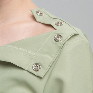 <span class=keywords><strong>Blouse</strong></span> Médicale Unisexe Manches Courtes en Spandex/<span class=keywords><strong>Coton</strong></span> pour Médecins et Infirmiers, Uniforme de Bloc Hospitalier - Product Image 5
