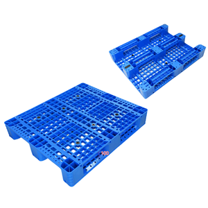 Paleta de plástico de una cara de 3 corredores de 1200x1000mm, gran oferta de paletas europeas ligeras para exportación y logística - Product Image 3
