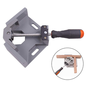 Nouveaux outils de fixation simple dégagement rapide fermer l'extrémité coin en alliage d'aluminium pince à <span class=keywords><strong>bois</strong></span> multifonction 90 degrés pince de soudage à Angle droit - Product Image 1