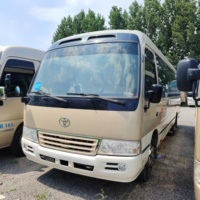 Bus Toyota Coaster d'occasion 30 places, transmission manuelle à gauche, à vendre