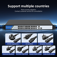 Switch PoE Gigabit Tshield ZX-G2402G1SFPJ de 24+2+1 Puertos con 2 SFP Uplink de 10/100/1000Mbps y Ancho de Banda de 54Gbps para Redes de Cámaras IP