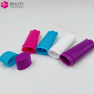 Tubos de bálsamo labial ovalados con tapas, desodorante de plástico, tubos de bálsamo labial, envases de plástico vacíos, 5ml - Product Image 5