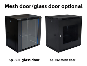 Armoire de serveur murale 9U pour centre de données, prix de gros, avec roues standard 19 pouces, en stock Saipwell - Product Image 6