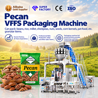 Mesin Pengemas Pecan Otomatis Multifungsi Vertikal 200g 500g