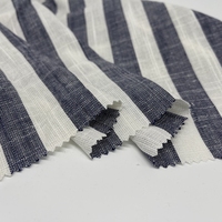 Neuankömmling 10% Leinen 60% Rayon 30% Baumwollgarn gefärbt 180g/m² Günstiger und weicher Leinen-Viskose-Stoff für Kleidung
