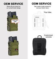 Pochette tactique Molle de Grenade de gaz de fumée de main