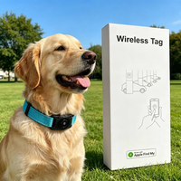 Collier GPS pour chien et chat, certifié Apple Find My, étanche IP68, anti-perte, réfléchissant, réglable, tailles S, M, L
