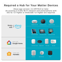 Prise intelligente Matter 16A, prise standard britannique, contrôle à distance par application, Homekit, automatisation domestique, prise intelligente Wi-Fi