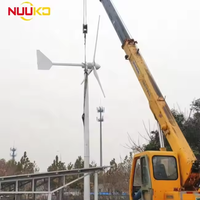 NUUKO 1KW 2KW à 20KW Système de production d'énergie éolienne pour usage domestique 8KW 10KW Éoliennes avec tension 48V 96V 120V 220V