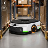 Robot logistique modulaire personnalisé 400 kg AMR avec base mobile et laser SLAM pour la fabrication électronique et pharmaceutique