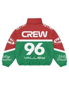 Chaqueta Deportiva Valley Sports Division para Hombre, Cortavientos, con Cierre, Cuello Alto, Estilo Deportivo, Diseño con Bloques de Color y Estampado, para Otoño - Product Image 4