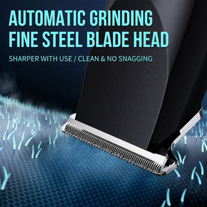 <span class=keywords><strong>Tondeuse</strong></span> à cheveux et à barbe électrique pour homme, rechargeable par USB, affichage numérique, 4 peignes de guidage pour coupe de cheveux à domicile - Product Image 3