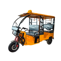 Tricycle électrique à 3 roues pour adultes Bajaj, taxi ouvert, tuk-tuk, pousse-pousse, moteur 60V 1200W/1500W/2000W, capacité de charge 800-1000 kg