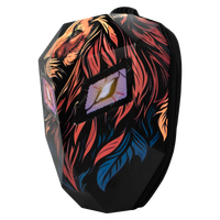 Mochila Inteligente LOY GTX-11 con Pantalla LED Digital, Carcasa Rígida de ABS Impermeable para Motociclistas