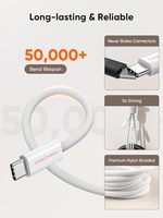 Câble USB-C CableCreation Super Fast Charging 240W, 3,3 pieds, tressé, connecteur USB 3.0 Type-C 240W, conducteur en cuivre étamé, gaine TPE