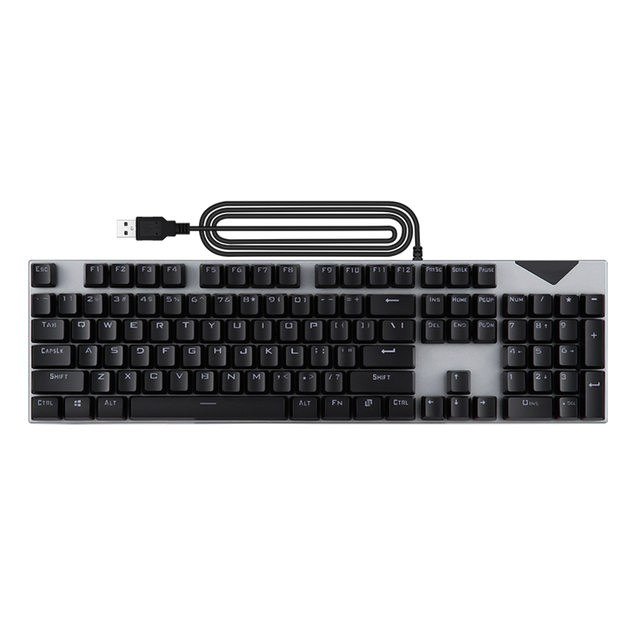 K137 Wired Keyboard 104 Keys Colorful Backlit Ergonomic Mixed Color Gaming Keyboard RGB Mechanical Office Game Keyboard