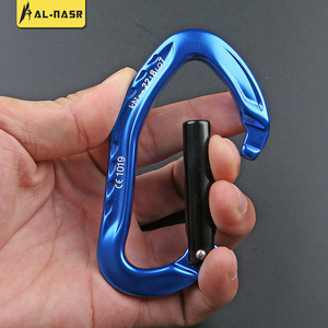 Aluminum Alloy Carabiner 100x57.5mm Type D Safety Lock For Climbing Outdoor Use - Product Image 3