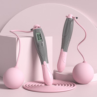 Corde à sauter en PVC pour adultes, filaire et sans fil, double usage, avec comptage électronique intelligent, pour sports de balle de grande taille