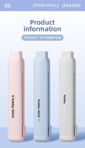 Penghapus Karet Warna Morandi Kawaii, Ramah Pensil 2B, Menghapus Bersih untuk Anak-anak, Pelajar, Sekolah, Kantor, Menulis, Menggambar - Product Image 4